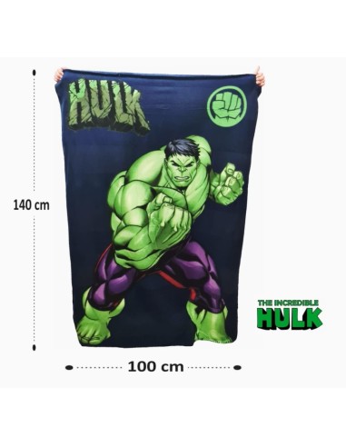 Coperta Plaid Morbido e Caldo Incredible Hulk per Bambini - il regno dello shop