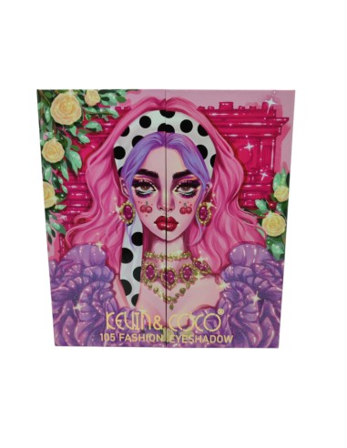 Scopri l'Eleganza e la Variegata Creatività della Tavolozza Trucco Kevin & Coco: 105 Colori - il regno dello shop