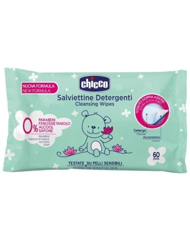 60 Salviettine Detergenti Chicco: Delicatezza e Efficacia per la Cura del Tuo Bambino - il regno dello shop