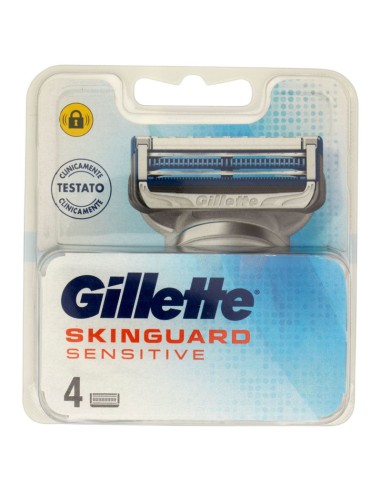 Gillette SkinGuard 4 ricariche: Lamette per Pelli Sensibili e Acneiche - il regno dello shop