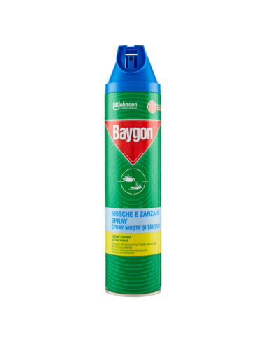 Baygon® Mosche e Zanzare: Spray Insetticida per un'Eliminazione Rapida e Sicura - il regno dello shop
