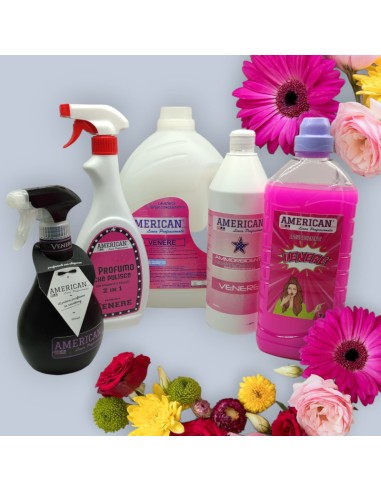 American Kit promozionale 5 pezzi: Detergenti Professionali di Alta Qualità per una Pulizia Efficace e Rispettosa dell'Ambien...
