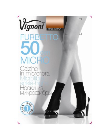 Calzino Furbetto50 di Vignoni: Eleganza e Comfort Taglia Unica - il regno dello shop