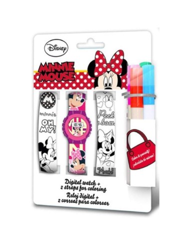 Set Orologio da Polso Digitale Minnie Disney: Stile e Creatività per le Piccole Fan! - il regno dello shop