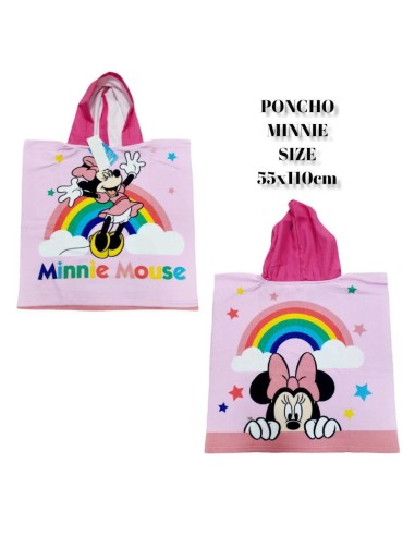 Poncho in Microspugna Minnie: Dolcezza e Stile per le Piccole Principesse! - il regno dello shop