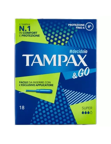 Tampax &Go Super 18 Unità-ilregnodelloshop.it