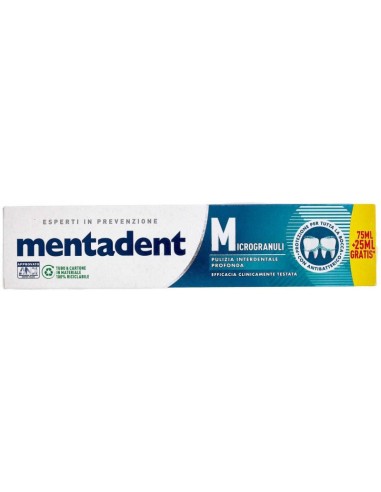 Mentadent Microgranuli Dentifricio 100 ml-ilregnodelloshop.it