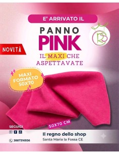 Panno Pink Maxi Formato 50 x 70-ilregnodelloshop.it