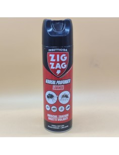 Zig Zag Insetticida Spray alla Lavanda 500ml: Soluzione Efficace contro Mosche e Zanzare-ilregnodelloshop.it